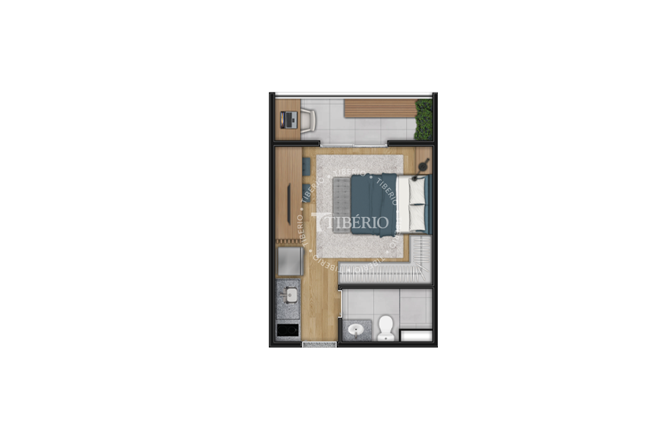Studio 24,06m²