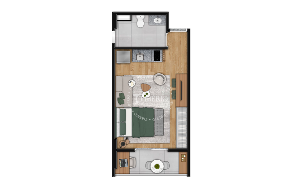 Studio 29,47m²